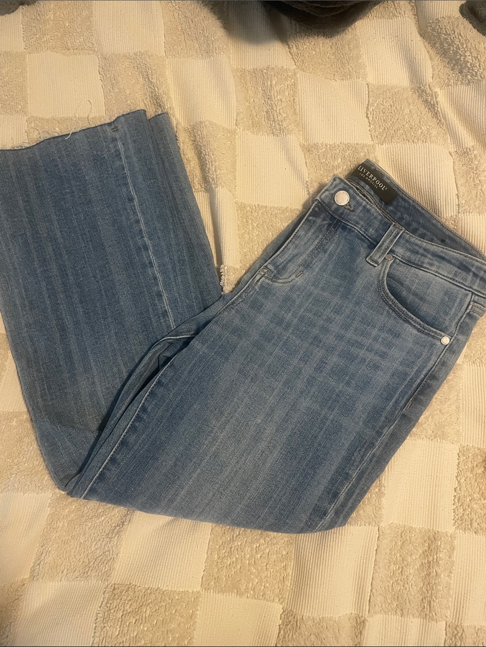 Liverpool Light Blue Straight Leg Jeans